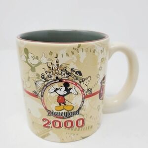 46. Disneyland Mickey Mouse 2000 Millennium Celebration Coffee Cup Mug Disney